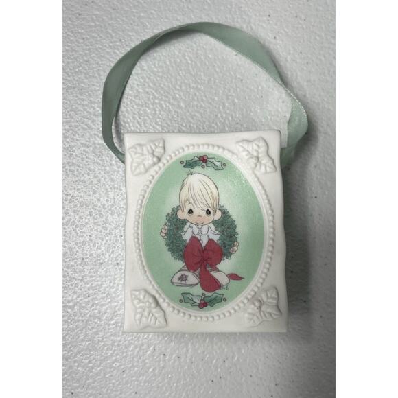 Enesco Precious Moments Surrounded With Joy Porcelain Gift Bag Friendship 1994 - Picture 8 of 10